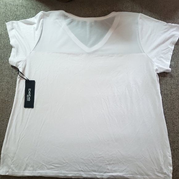 NWT Bebe Sport V-neck Tshirt, 2X - Picture 4 of 5